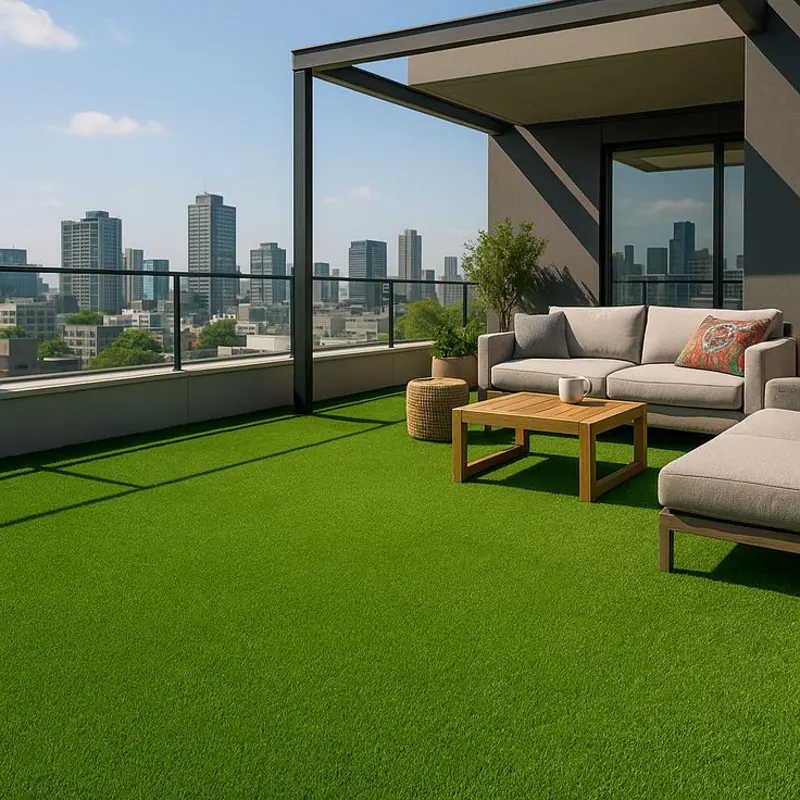 Balcony Grass Dubai by SiKovry