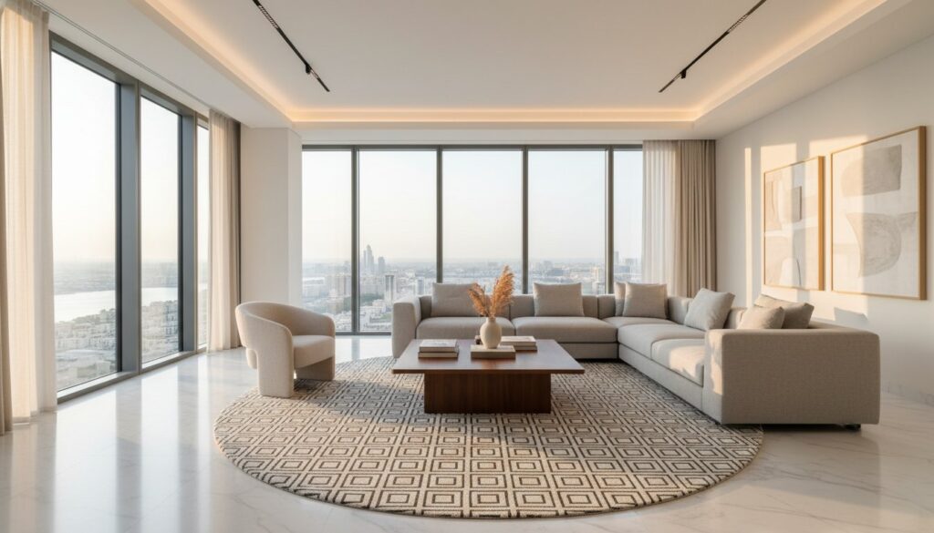 Round Carpet for Living Room: A Complete Dubai Design Guide - Hero Image